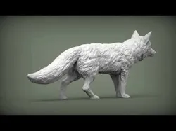 Fox 3D print model 3D print model