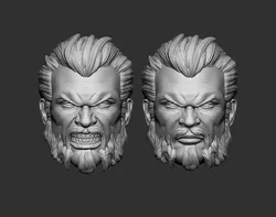 General Zod - Headsculpt for Action Figures 3D print model