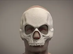 Halloween mask Skull mask Masquerade  3D print model