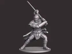 Human Knight Miniature 3D print model