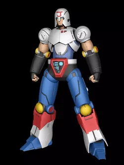 Juohmaru robot with helmet 3D print model