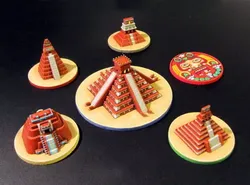 Mayan Pyramids and Calendar center - Tzolkin 3D print model