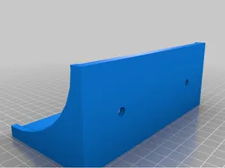 Phone shelf and cable holder