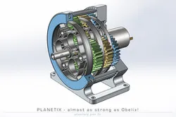 printable gearbox - PLANETIX