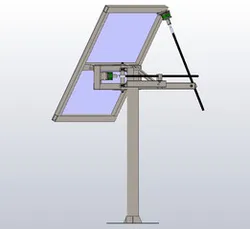 Small scale heliostat