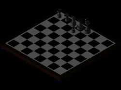 Smooth sleek chess set