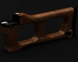 sniper rifle butt