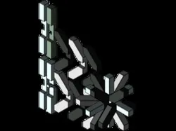 Snow flake mechanical puzzle logical thinking toy