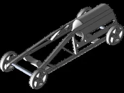 Snow White CO2 dragster