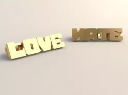 THE FILM BRASS KNUCKLES-RINGS DO THE RIGHT THING BY SPIKE LEE 3D print model