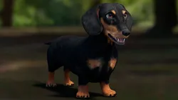 Black Dachshund Dog
