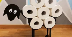 Black Sheep - Toilet Paper Holder for your Bathroom