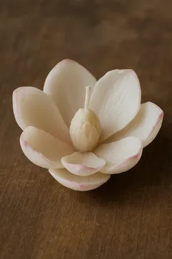 Blooming Magnolia Floral Sculpture 3D Print Model in Sculpture 634067