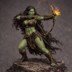 Certherian Huntress (Female) – Resin 3D Printable Miniature