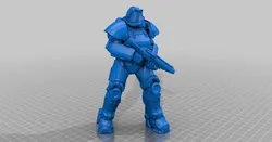 Different Power Armor from Fallout 4 Loading Screens