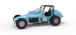 Dirt Silver Crown Champ car Scale 1 to 25