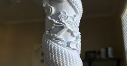 Dragon pillar (solidified)