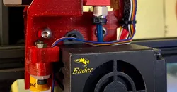 Dual gear extruder direct mount with BL Touch mount