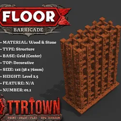 Floor - Trap - Barricade - Level02.5 - 1x2 - Top (DECORATIVE) - Base (CENTER) - 01.1