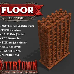 Floor - Trap - Barricade - Level03 - 1x2 - Top (DECORATIVE) - Base (CENTER) - 01.1