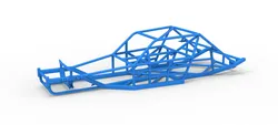Frame of Vintage Asphalt Modified stock car Version 2 Scale 1 to 25 3D Print Model in Vehicle 633465