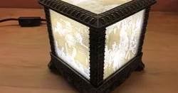 Gothic Lithophane Light