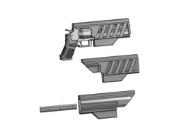 Holster for P-4 Senator helldivers 2