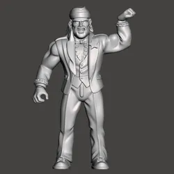 Jesse the Body Ventura – Retro LJN Style 3D Printable Wrestling Figure | STL Model