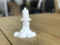 Launching Space Shuttle