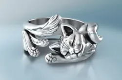 Lazy Cat Ring