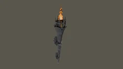 Medieval Wall Standing Torch