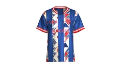 Men USA Triangle Pattern Striped Soccer Jersey