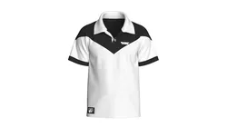 Men V-Panel Color Block Polo Shirt With Patch