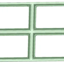 Multiple cutter recyangulis 85x55mm 4 units