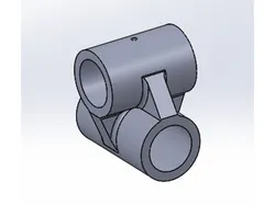 PVC 25mm Overlapping Cross Joint