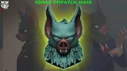 Sonar Head Mask - Dispatch Game - Halloween Cosplay Mask 3D Print Model in Toys 633441
