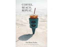 The Shore Stake - A Beach Cup Holder - Cup Holder - Coffee Cup Holder - Beach Coffee Cup Holder