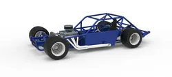 Vintage Asphalt Modified stock car Base V6 Scale 1 to 25 3D Print Model in Vehicle 633464