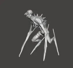 VOID STRIDER MINIATURE MODEL FIGURE FOR FANTASY OR HORROR GAMES RPG DND 3D Print Model in Monsters & Creatures 633359