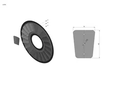 WG 7067 - Brigandine gorget - DXF