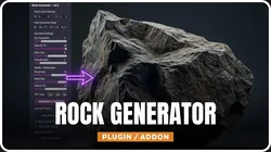 3ds Max Rock Generator 3D model