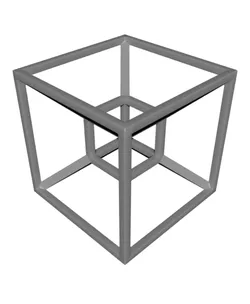 4D cube, Tesseract cube and endless cube
