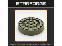 Anti-Drowning Water Bowl for Reptiles and Small Pets StarForge Kits 3D Print STL File