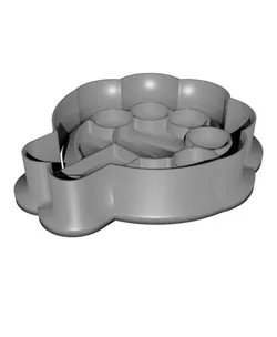 Baby Rattle Cookie Cutter & Stamp Set, 6-Piece, S/M/L Sizes, Perfect for Fondant Baking PRODUCT_3615
