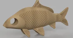 Carp Keychain by Arctic | Download free STL model | Printables.com