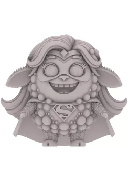 Chibi Super Sheep  Chibi Superhero Sheep   3D print model