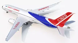 COMAC C929 Civil Aviation Airliner Rigged for Cinema 4D 3D model