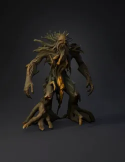 create the zone elite the woodrot humanoid tree boss create a father