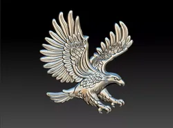flying eagle pendant 3D print model
