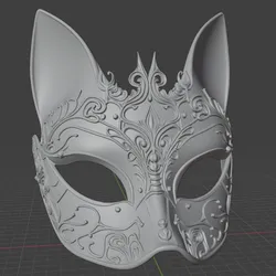 Fox Mask – Ornamental Cosplay Mask #qq